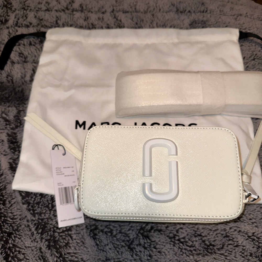 Marc Jacobs Women The Snapshot Bag White Brand New